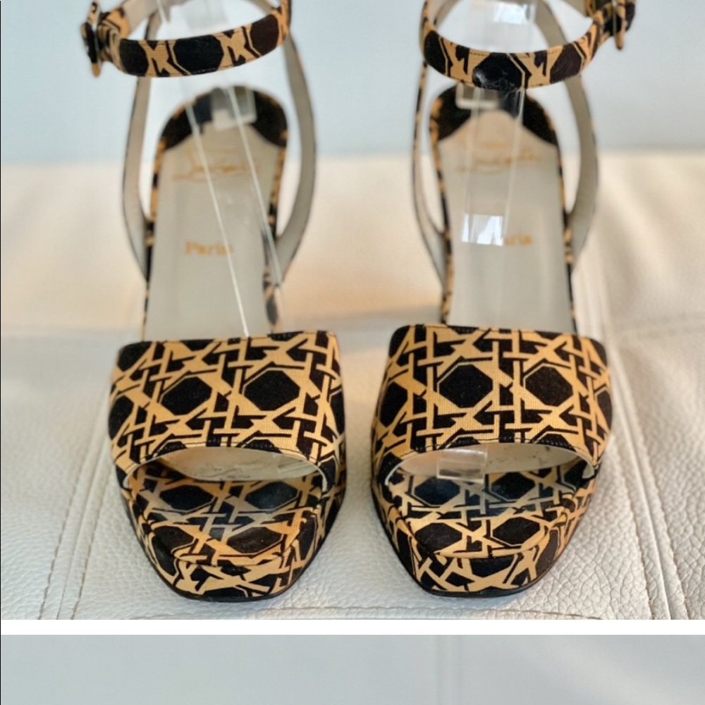 Vintage Christian Louboutin x DVF Sandals